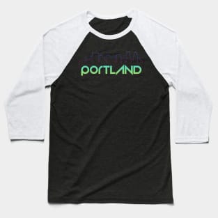 Portland is Electric Baseball T-Shirt